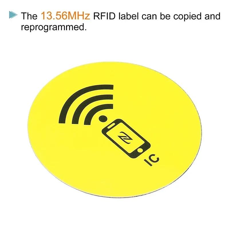 ǰ RFID IC 13.56Mhz Ʈ F08 NFC ± ƼĿ,  ׼  ī, 5 